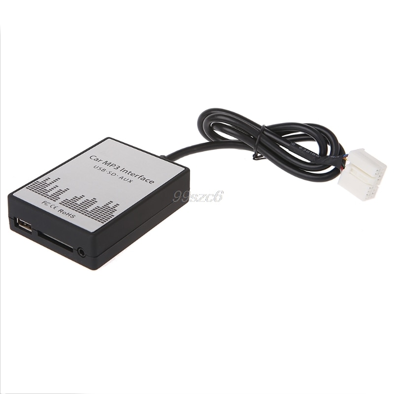 Nowy adapter USB SD Aux samochód MP3 zmiana CD dla Suzuki Aerio, wielki Vitara, Ignis, Jimny II, Liana, pluśnięcie, szybki, SX4, Wagen R +, X