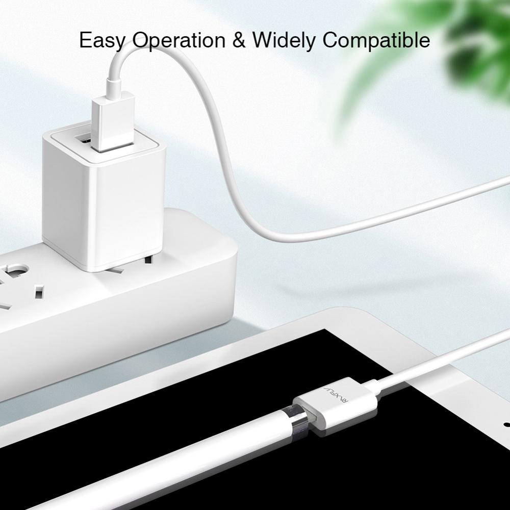 Raxfly Usb Oplader Voor Apple Potlood Opladen Cord Man-vrouw Extension Opladen Connector Adapter Usb Kabel Voor Ipad Potlood