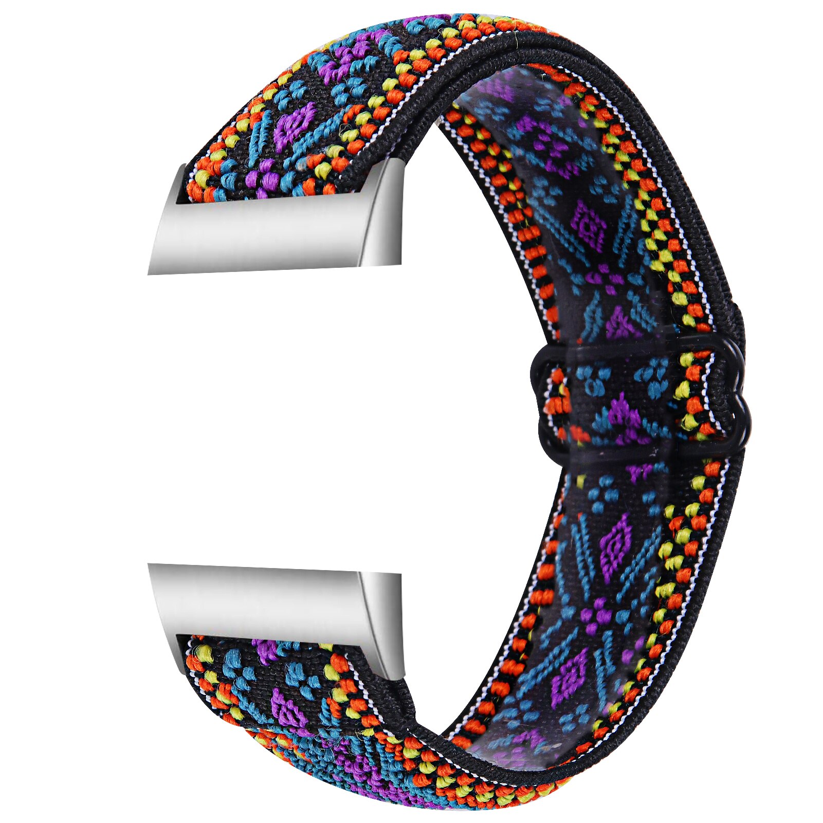 Nylon elastic band for Fitbit charge 3 2 smart watch Women Men Woven adjustable Bracelet strap for fitbit charge 4 3 accessories: 5 / For fitbit charge 2