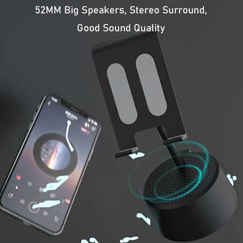 Bluetooth Tripod 360 Rotation FM Radio Holder For Phone Smartphone Tik Vlog Live Tok Video Record Speaker