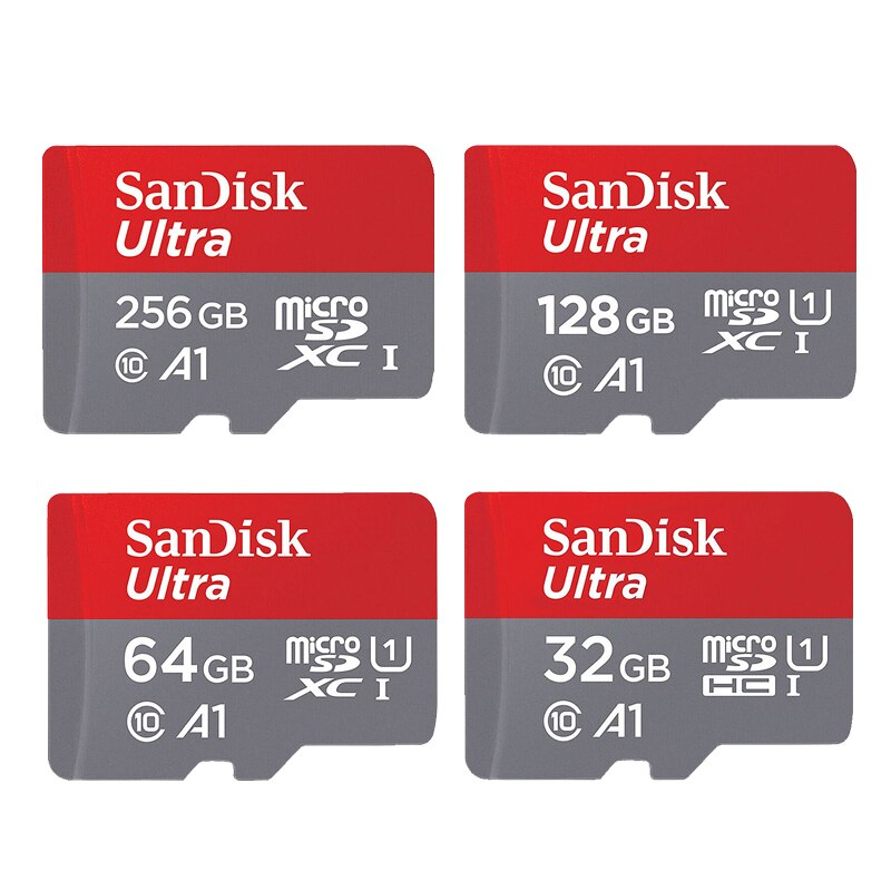 Karta pamięci SanDisk karta Micro SD C10 V30 U3 4K 32GB 64GB 128GB 256GB karty TF dla kamera na deskę rozdzielczą monitorowanie wideo Smartphone drony