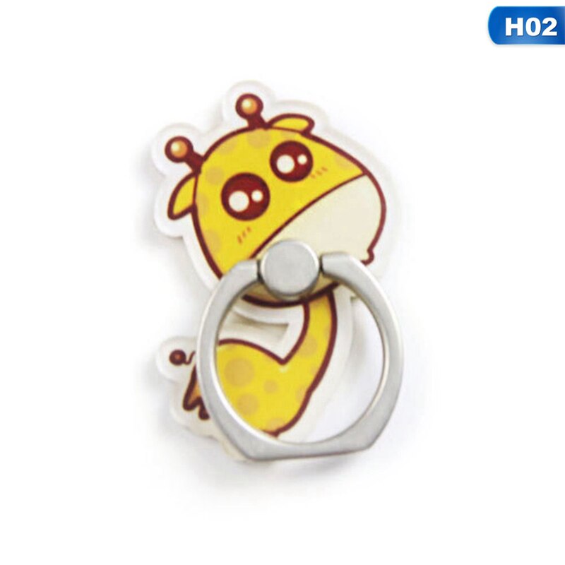 8 Leuke Eend Varken Herten Kikker Kat Alpaca Flamingo Penguin Acryl Mobiele Telefoon Ring Beugel Voor Apple 6s 7 8 Xr Xs Max: 2