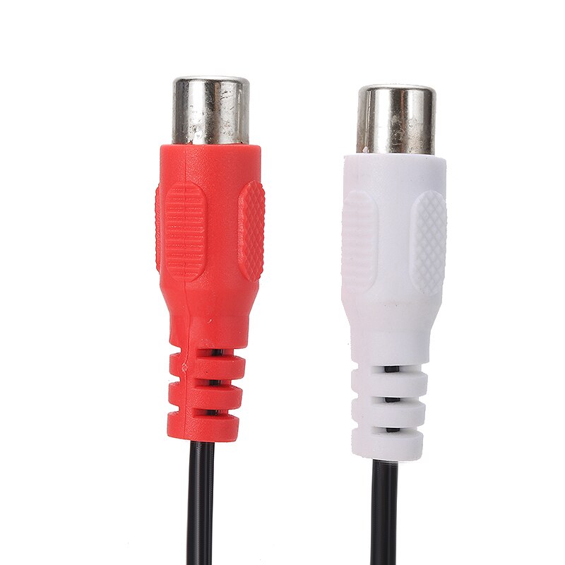 RCA Male to 2 RCA Female Audio Speaker Adapter Y Splitter Cable 6 inch Audio Stereo Amplifiers Cable