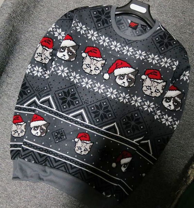 Pull homme automne hiver dessin animé noël sweat hommes pull polaire flocon de neige Animal gris