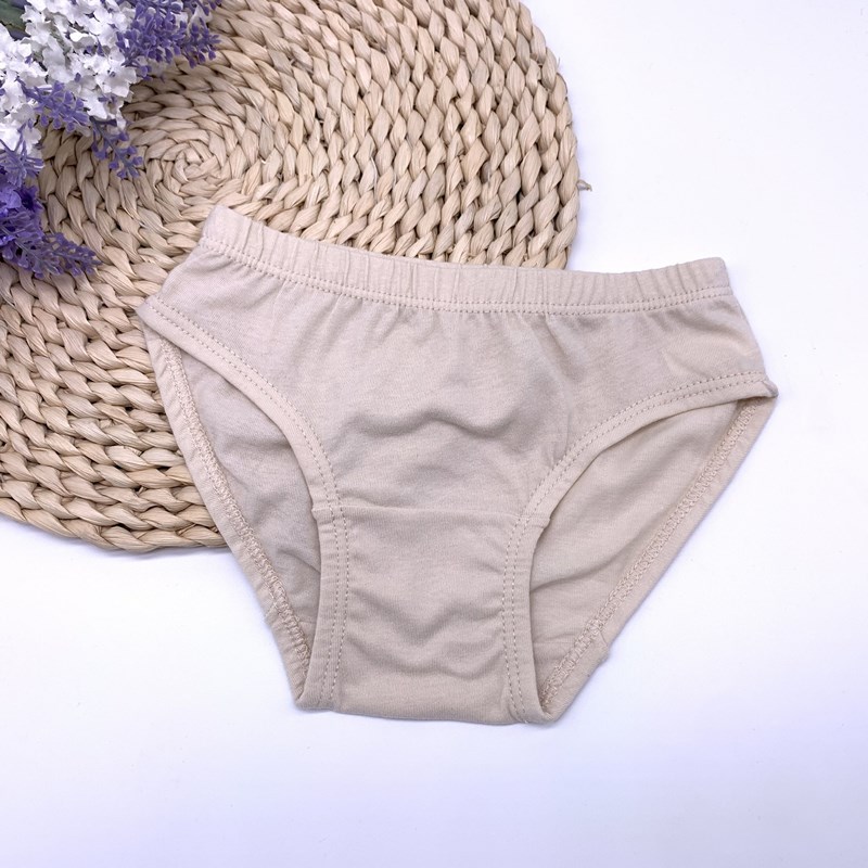 12Pc/Lot Cotton Solid Color Children&#39;s Underwear Briefs Boys Panties Briefs Suit 1-12Years