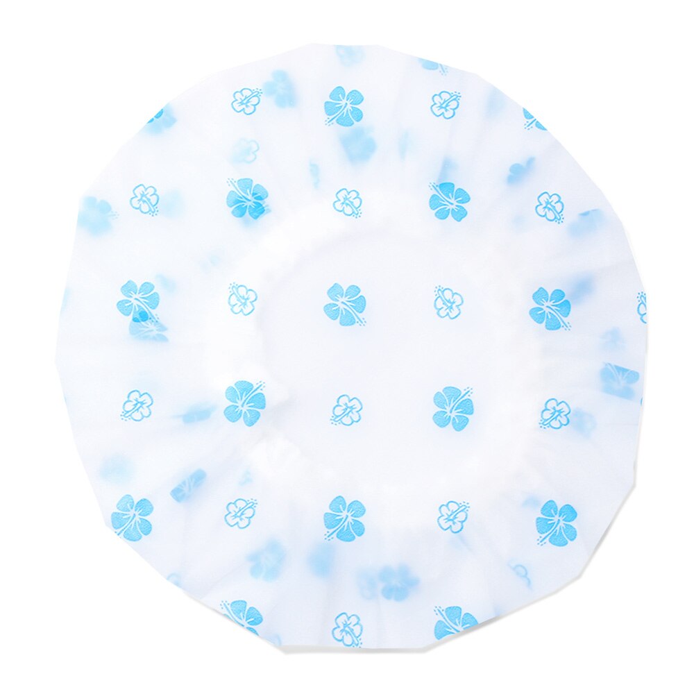 Gorro de ducha impermeable para Spa, gorro de baño elástico grueso, cubierta de pelo para salón de belleza, producto de peluquería reutilizable, , 1 ud.: Color   10