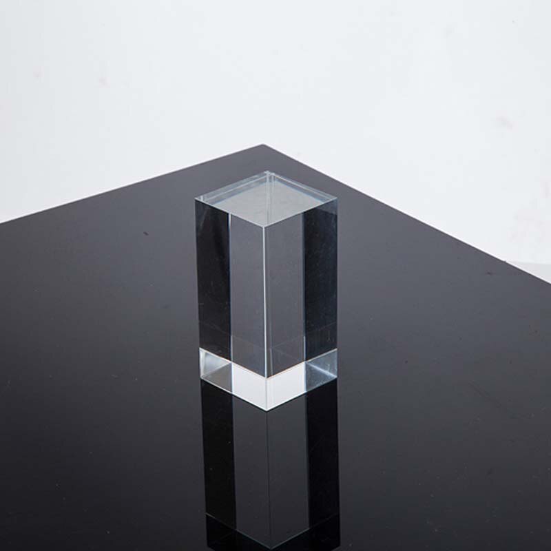 Photographic Acrylic Column Cosmetics support Shooting Clear Decoration Block Product Holder Display Stand cylinder: cuboid 5cm5cm10cm