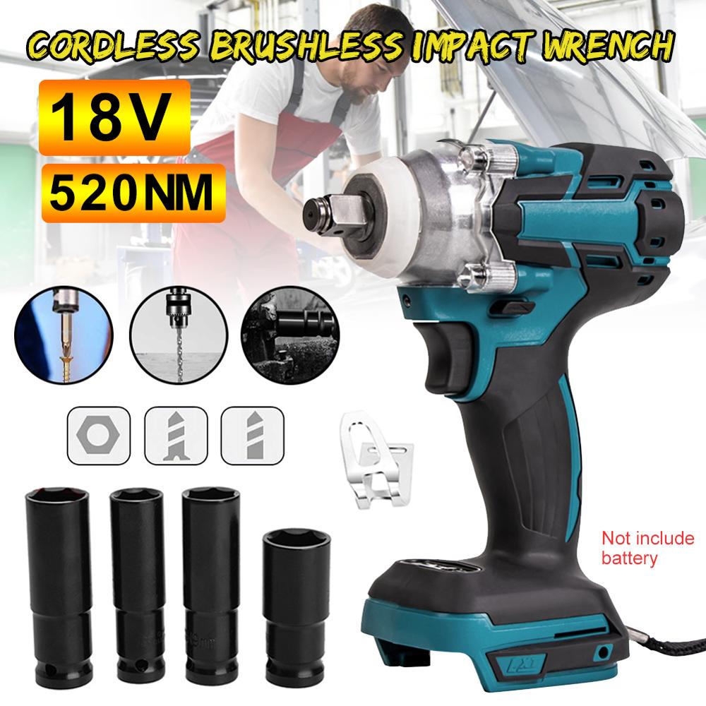 18V 3 In 1 Electric Cordless Impact Drill 13mm 2-Speed Rechargable Electric Screwdriver Drill Li-Ion Battery For Makita Battery