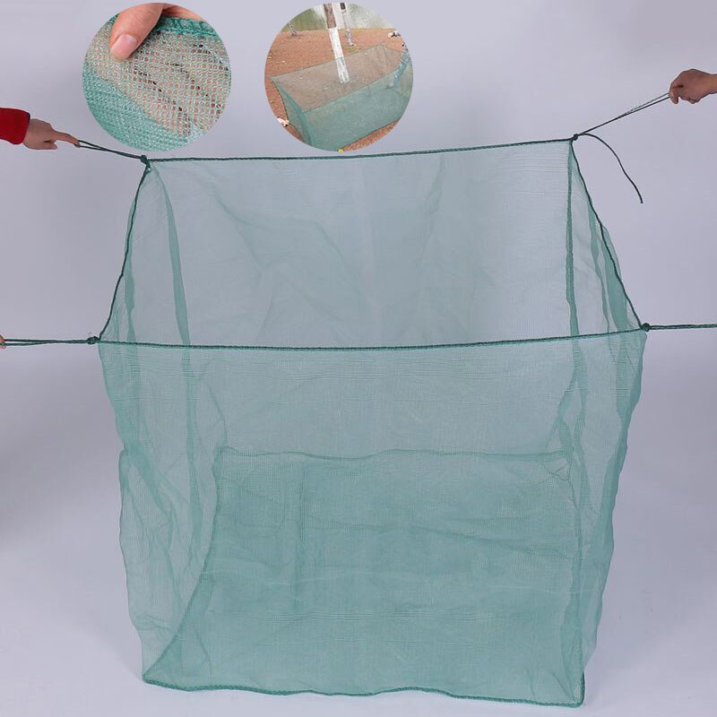 Fish Net Breeding Fence Cage Non-toxic For Preventing Landslides Breeder Shrimp Fishing Net Single Mesh Nylon Durable Float Trap