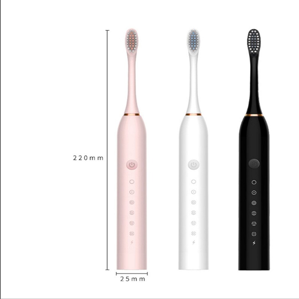 Elektrische Tandenborstel Ultra Sonic Tooth Cleaner Usb Oplaadbare Sonic Tandenborstel Tanden Whitening Volwassen Krachtige Tanden Borstel