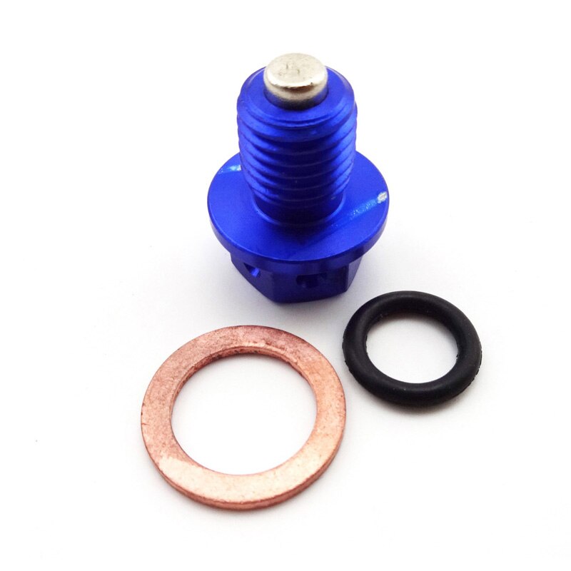 2x Blue Engine Magnetic Oil Drain Bolt Plug For 50cc 90cc 110cc 125cc 140cc 150cc 160cc Lifan YX Zongshen Pit Dirt Bike ATV Quad