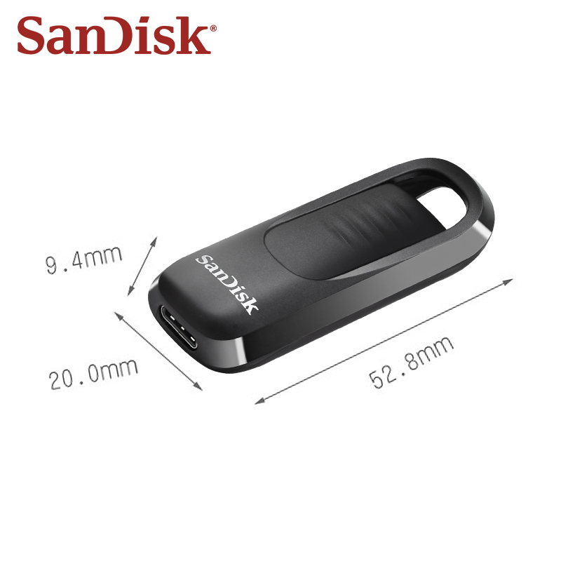 SanDisk CZ480 USB3.2 GEN1 TYPE-C Flash Drive 64GB 128GB 256GB Udisk Memory Stick Universal Serial Bus for Laptop Tablet Phone
