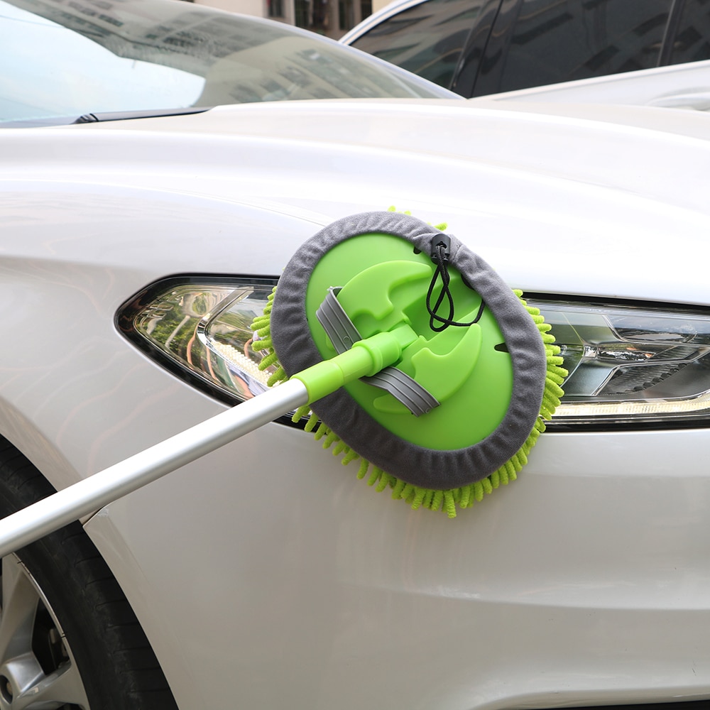 Forauto biltvätt mopp bil rengöring damm vax justerbar mopp biltillbehör fönstertvätt verktyg bilvård detaljer bil-styling