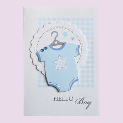 Eno Groet Baby Kaarten 3D Papier Jongetje Meisje Handgemaakte Kaarten Leuke Baby Mini Cards: MINI 1812 II 04