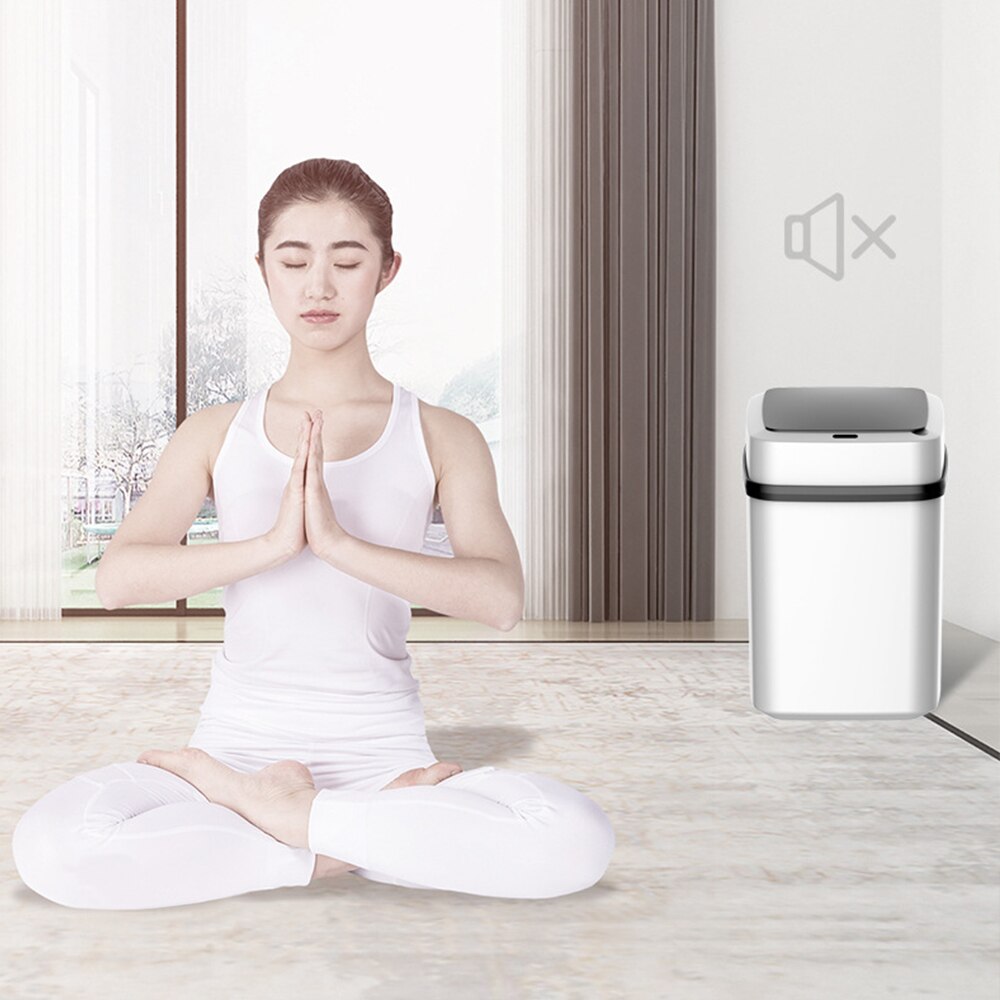 Automatic Touchless Kitchen Trash Can Wide Opening Sensor Eco-friendly Waste Garbage Bin Automatic sensor with lid trash can