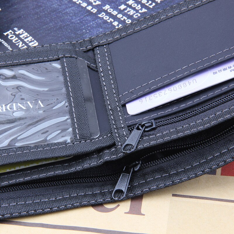 Denim portefeuille hommes portefeuille pièces de monnaie sac à main mâle petit court porte-cartes sac à main mâle Carteira Denim
