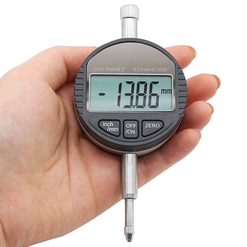 Dial Gage Tester High Precision Digital Dial Indicator 0-12.7mm/0-25.4mm Electronic Micrometer Micrometro Metric/Inch Dial Gauge