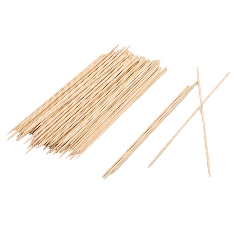 Einweg Bambus Spieße Holz Sticks Grill Werkzeuge Natürliche BBQ Spieße Für Shish Kabob Grill Obst Gemüse