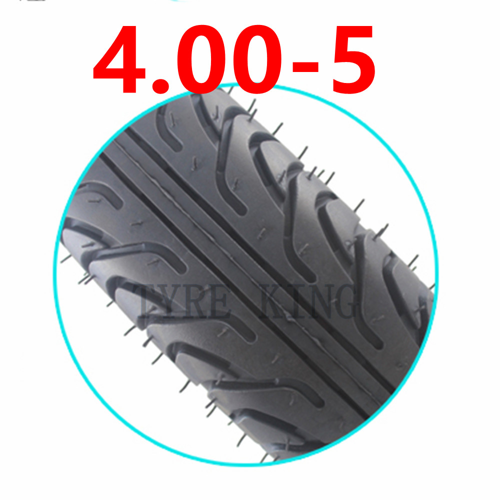 4.00-5 idosos pneu de roda de scooter 400-5 Polegada mini moto carro elétrico scooter pneu de passeio especial com tubo interno