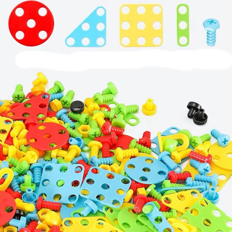 Kreative freundlicher Elektrische Bohrer murmeln Montiert Spiel Werkzeug DIY Modell Bausatz Gebäude Pädagogische Blöcke setzt Spielzeug für Jungen