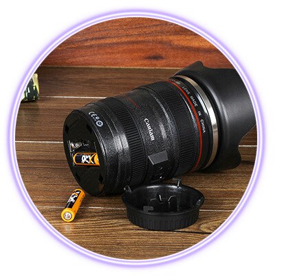 coffee mixing cup simulation lens electric cup self stirring mug four generation SLR camera lens automatic mixing cup