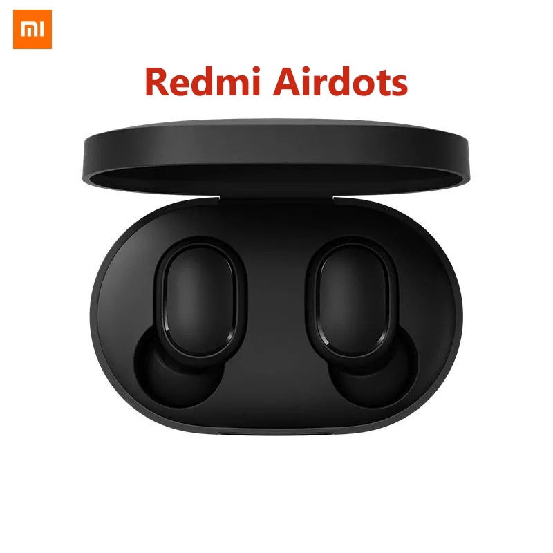 Originele Xiaomi Redmi Airdots TWS Bluetooth Oortelefoon Stereo Bass Bluetooth 5.0 Eeadphones Oordopjes AI Controle Met Mic Handsfree
