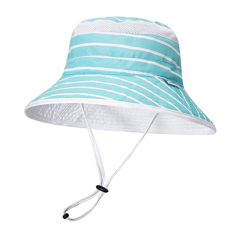 Hat For Children Summer Beach Cap Boy Girl Sun UPF50 Big Brim With String Accessory For Toddlers Baby