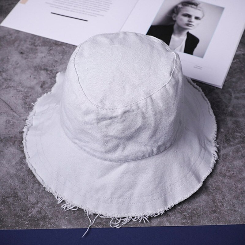 Kvinder solhat bred skygge bøttehætte åndbar til sommer strand udendørs als 88