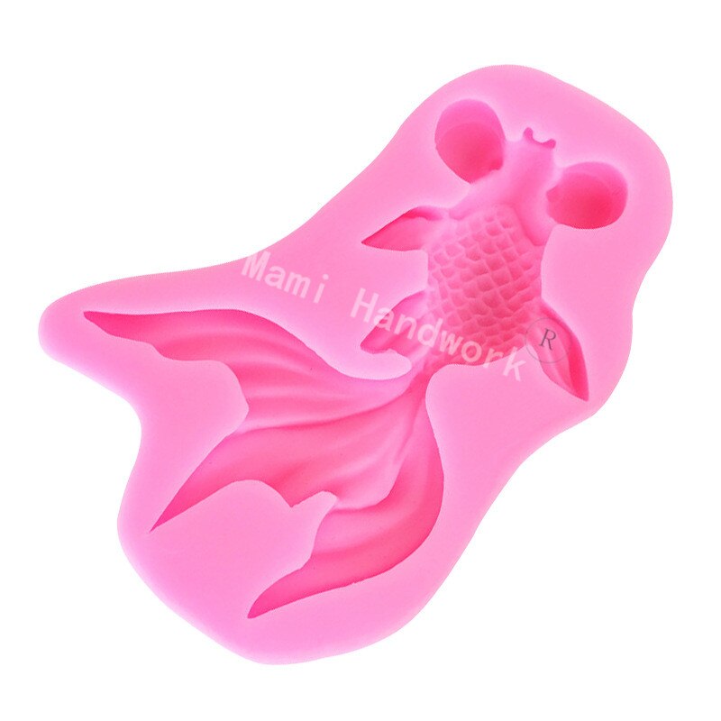 Hand-made Koi Fish Good Luck Turning Sugar Mold Goldfish Modeling Cake Mold DIY Turning Sugar Baking Tool Cake Mold
