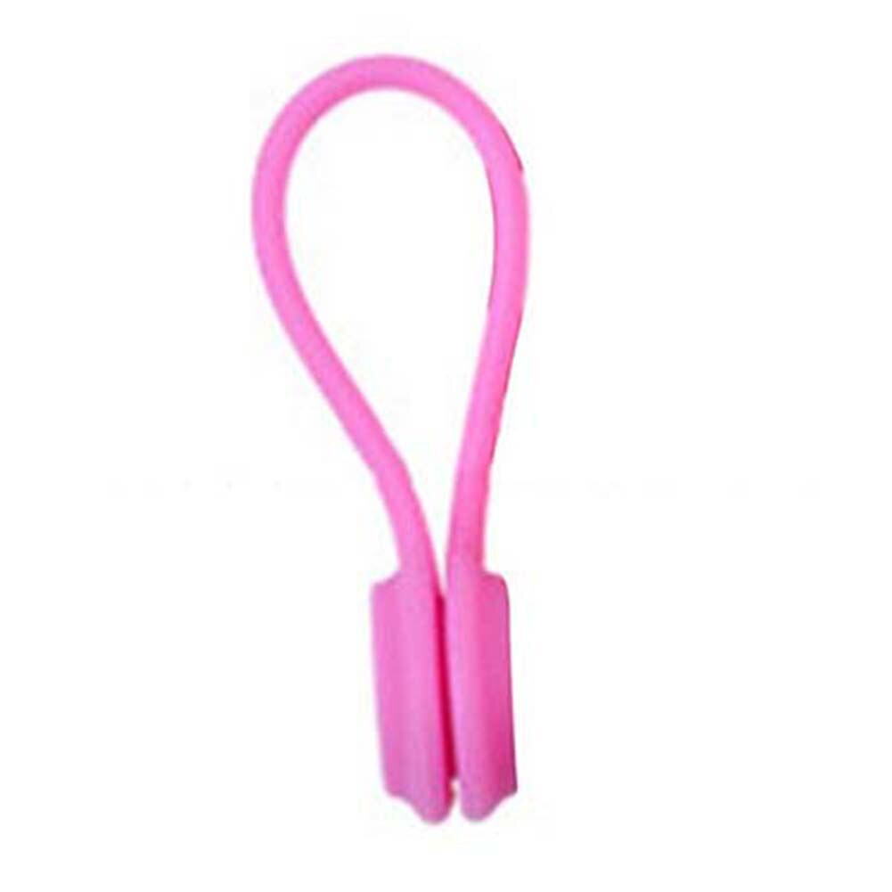 Auto Cable Wire Organizer Winder Smart Wrap For Headphone In Ear Earphones Support: Rose Red