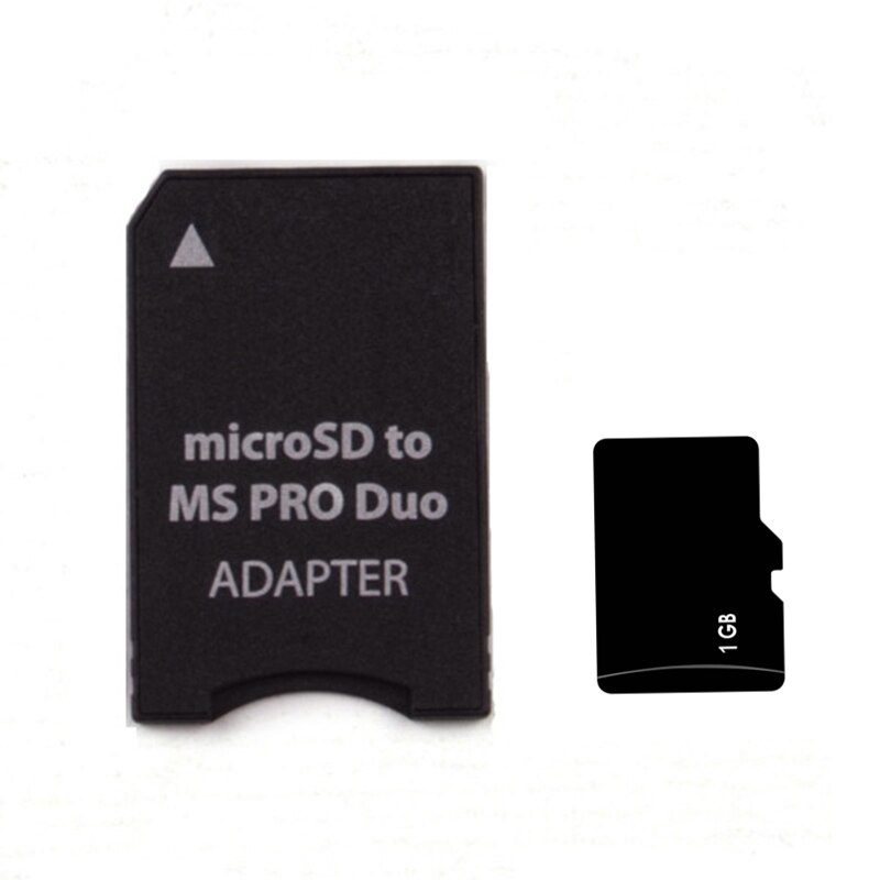 Micro TF Card To MS Card MS Pro Duo Adapter Micro Card 64MB 128MB 256MB 512MB 1GB 2GB Card+Memory Stick Converter: 1GB