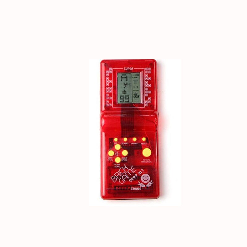 Klassieke Tetris Brick Game Handheld Game Machine Kids Game Machine Jeugd Reminiscence Mini Speelgoed Beste Cadeau Voor Kinderen: Red