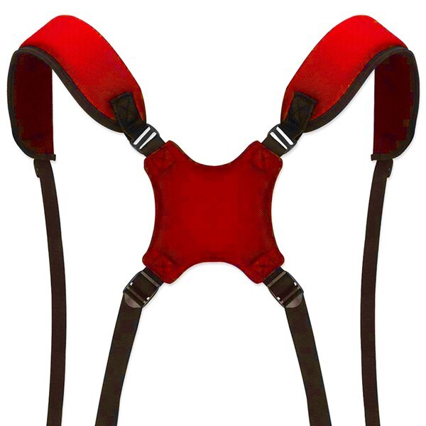 Topportable golf skulderstropp golf bag stropp erstatning komfort skulder justerbar stropp golf bag tilbehør: Rød