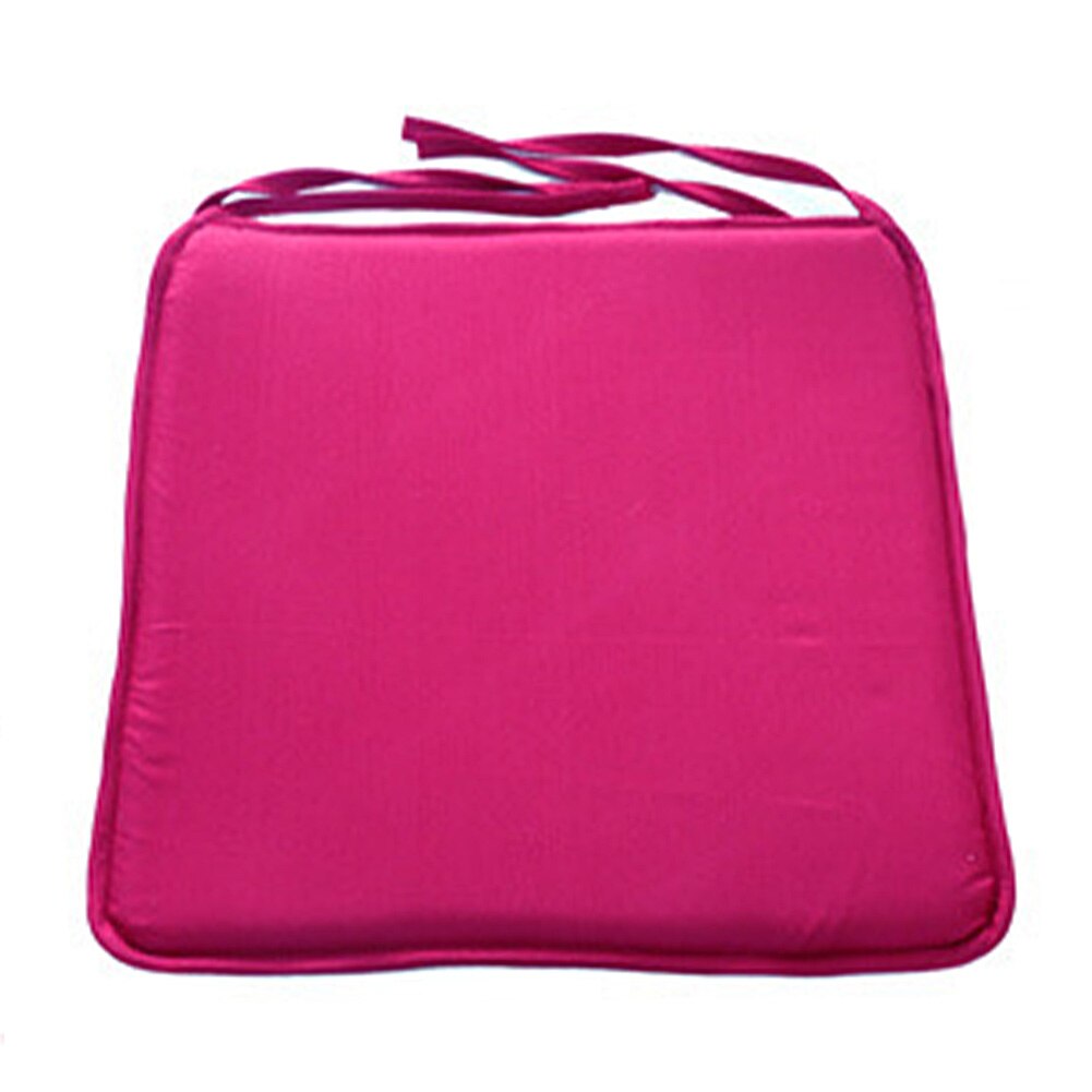 40x40cm Feste Terrasse Stuhl Kissen Tatami Schutz Hause Büro Esszimmer Platz Mit Kabel Dekoration Nicht Unterhose Sitz Pad Weichen: dunkel rot