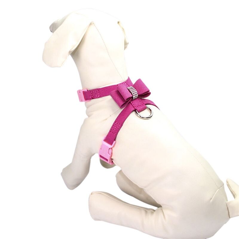 Hond Puppy Kat Vlinderdas Kraag Strass Harnas Leiband Voor Hond Kat Pet Hond Kat Accessoires Prinses Stijl