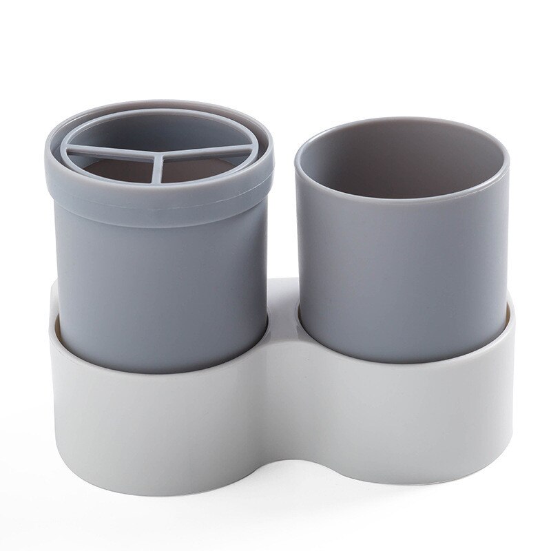 Badkamer Accessoires Set Reizen Tandenborstel Beker Set Opbergdoos Tandenborstel Badkamer Set Wassen Benodigdheden Thuis Case Outdoor: grey