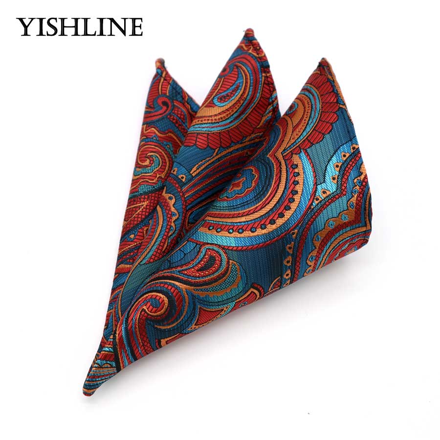 Fabrik männer Jahrgang Paisley Blumen- die Seide Taschentuch Tasche Platz Männer Hanky Hochzeit Brust Handtuch: F150