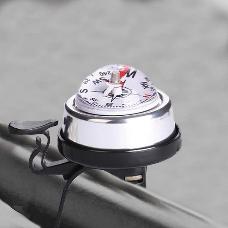 Dzwonek rowerowy wioślarz górski dzwonek z kompasem wioślarz szosowy dźwięk antykradzieżowy ostry duży dzwonek rowerowy akcesoria R1J3