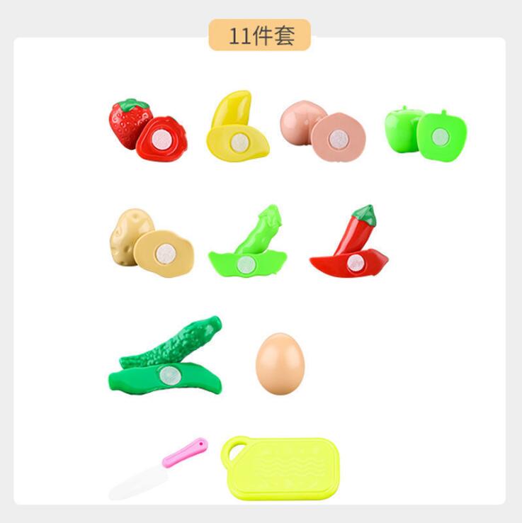Caddie de supermarché, chariot de supermarché, voiture, Simulation de fruits coupés, légumes, Mini nourriture, maison de jeu pour enfants