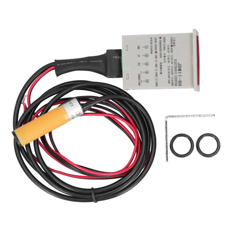 BERM-Contador de pantalla Digital, Sensor Industrial electrónico, inducción automática, BEM‑ 6H ‑ 30E4-CT: AC36V