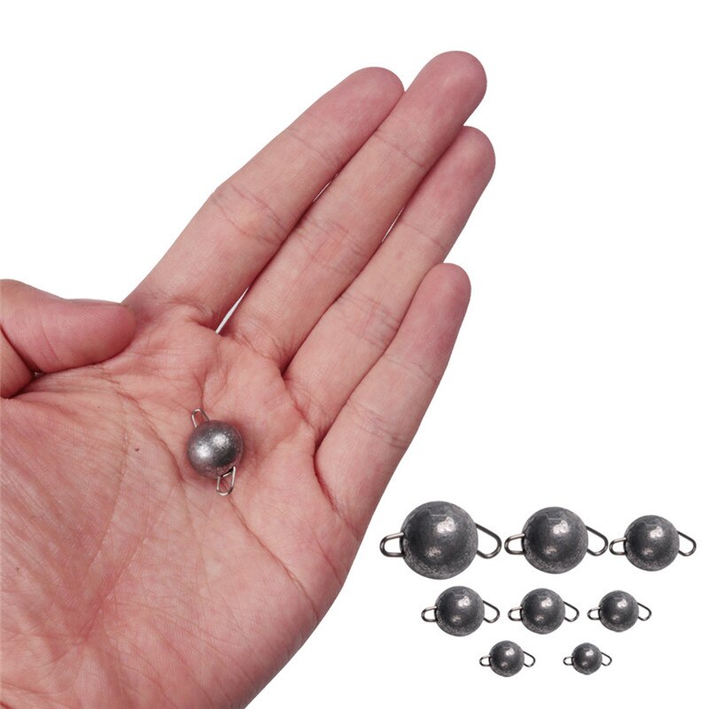 5pcs/Lot Lead Weight With Swivle Cheburashka Sinker Lead Sinker Jig Head Lead Weights 4g 6g 8g 10g 12g 14g 15g 18g Lure