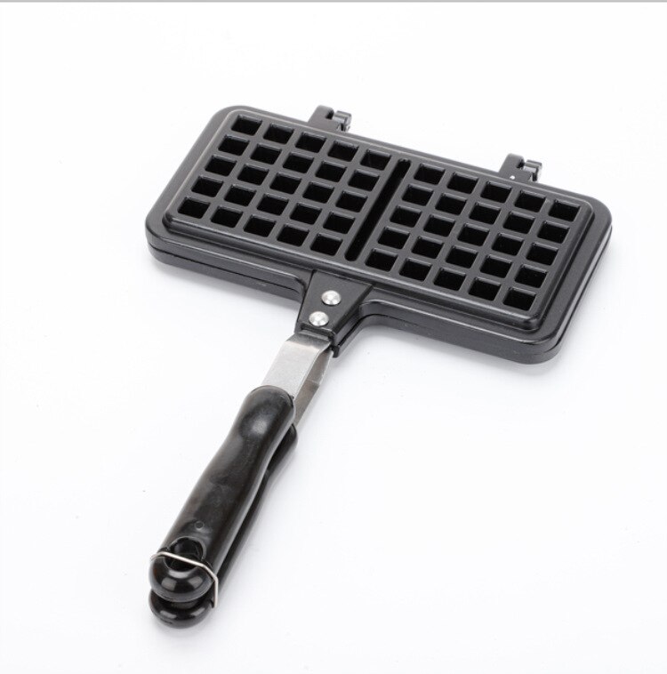 Máquina de gofres DIY sartén antiadherente metálica para horno de tartas en forma de pez, máquina de desayuno resistente al calor, utensilios domésticos de cocina: Default Title