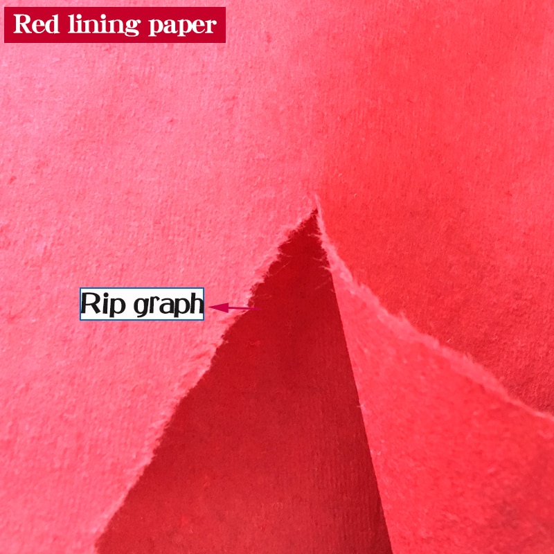 Red special Paper Lining for Computer Embroidery Machine Embroidery Stabilizer Backing Easy To Tear Paper