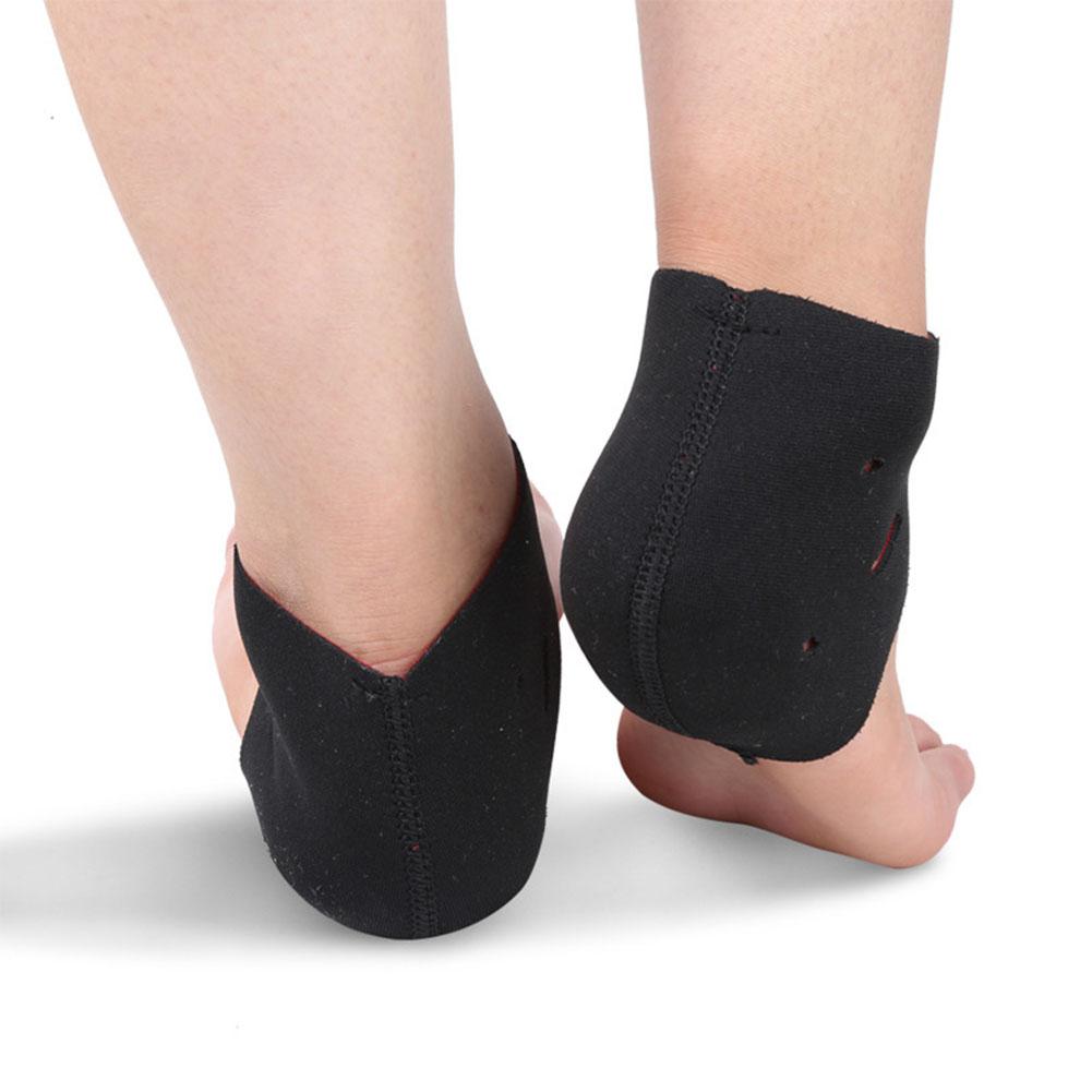 Mounchain 1 paire talon protecteur Anti-fissure couverture chaussettes cheville talon haute élasticité respirant protecteur