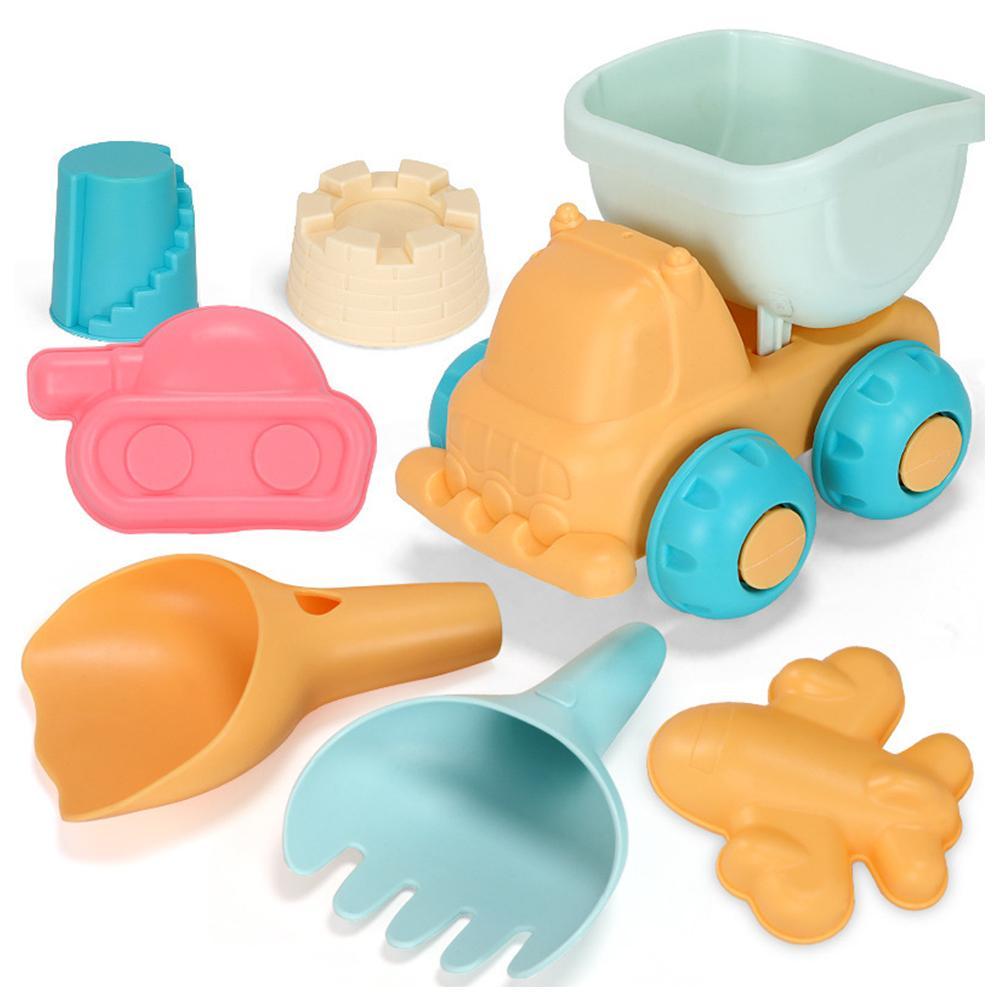 Summer Children Sandbox Set Kids Beach Toys Baby Beach Play Set Sand Play Sand Dredging Tools Sand Water Game Play Bath Toys