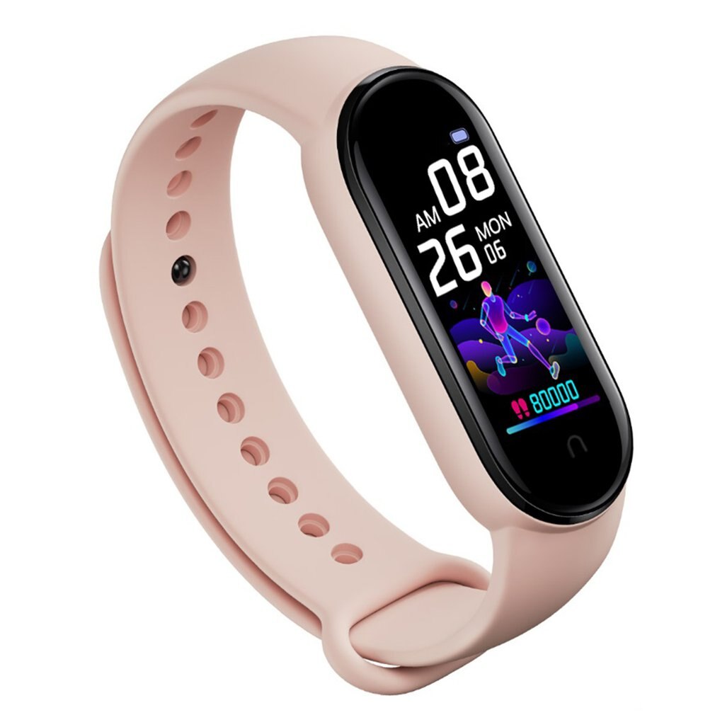 M5 Smart Horloge Mannen Vrouwen Hartslag Smartband Fitness Tracker Smartwatch Band 5 Sport Horloge Slimme Armband Voor Ios Android: 04