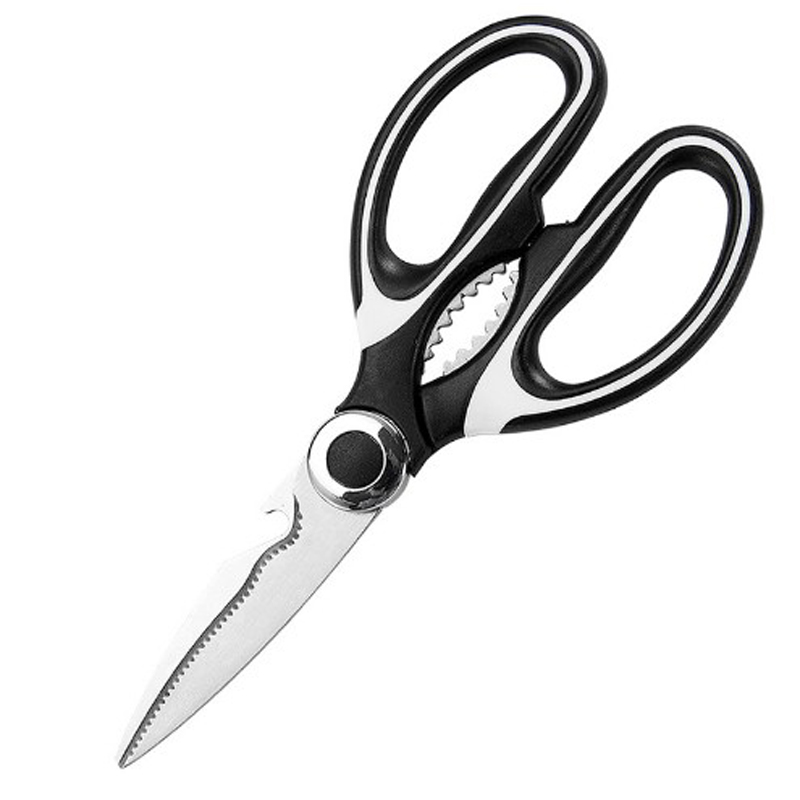 Multifunctionele Keuken Schaar Roestvrij Keukengerei Nootcracker Flesopener Groentesnijder !: Default Title
