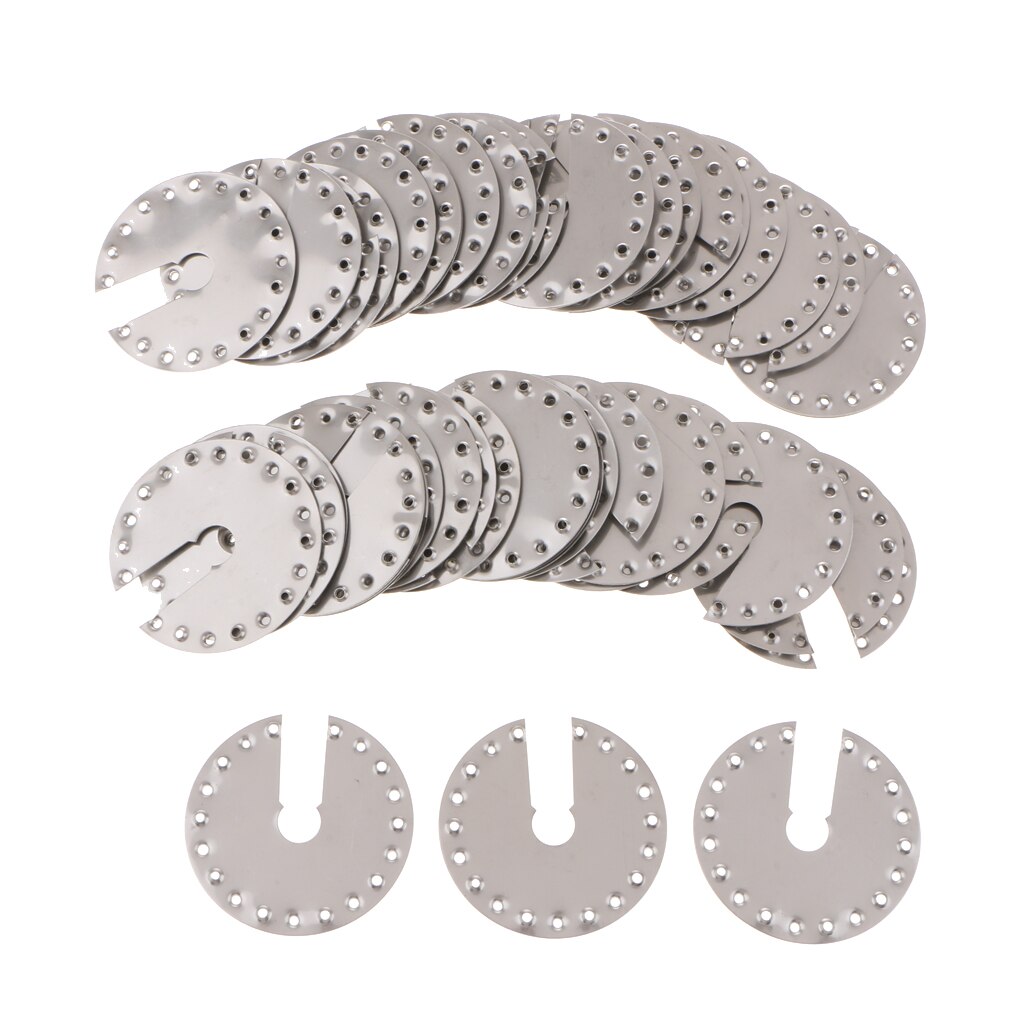 50PCS Solar Panel PV Grounding Clip/Washer/Spacer 1.77x1.77 inch