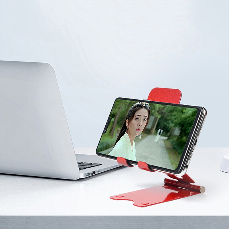 Desktop Tablet Holder Metal Table Cell Foldable Extend Support Desk Mobile Phone Holder Stand For Phone IPad Adjustable Bracket