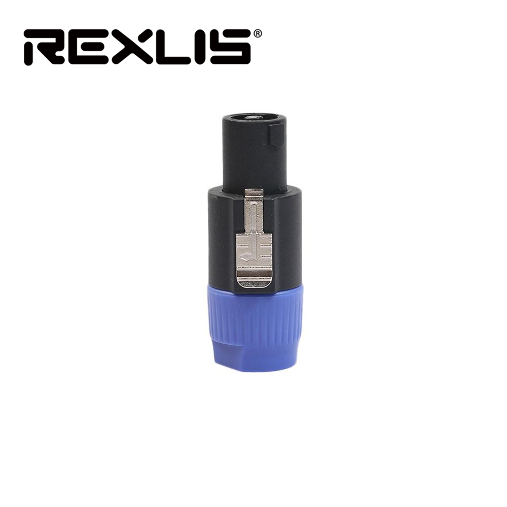 REXLIS 1 Pcs 4 Pins NL4FC Power Plug Adapter Professionele Netsnoer Connector 4 Pole Plug Kabel Connector
